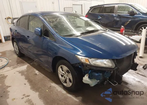 2013 Honda Civic Lx from USA, damaged, VIN 19XFB2F50DE208699